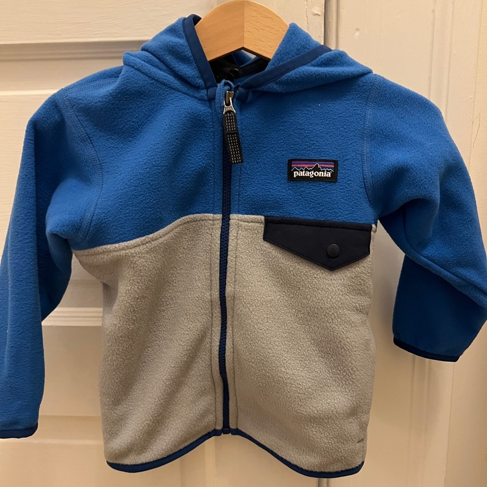 Patagonia Kids Two-Tone Fleece Hoodie